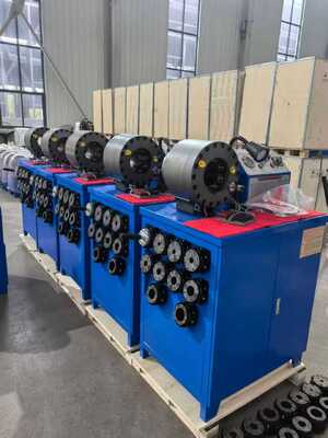 Goede prijs. 2 inch 600T Crimping Force Rubber Hose Crimping Machine met 6-51mm bereik en 10 uitwisselbare dies online