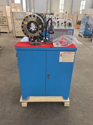 Elektrische 600T krimpmachine voor rubberen slangen met 6-51 mm bereik en 10 verwisselbare matrijzen voor hydraulische slangenkrimper