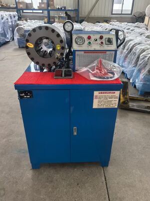 Goede prijs. 2 inch elektrische rubber slang krimpmachine met 600T krimpkracht 6-51mm bereik en 10 uitwisselbare dies online