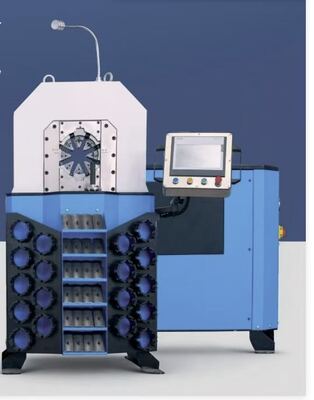 Goede prijs. 4 inch elektrische hydraulische slangkrimpmachine met 0,01 mm nauwkeurigheid 6-102 mm krimpbereik en 18 matrijzen online