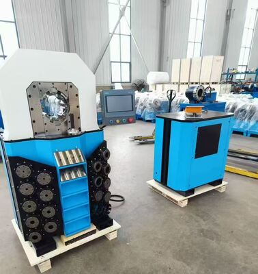 OEM Service 0,01 mm Nauwkeurigheid Hydraulische Slang Krimpmachine met 6-102 mm Krimpbereik en 16 Matrijzen