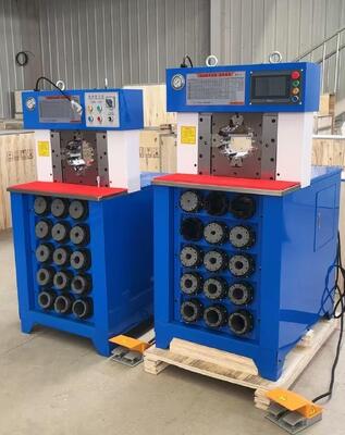 Goede prijs. 3 inch PLC Control Hydraulische slang krimpmachine met 6-76mm krimpbereik en 165mm Max Opening online