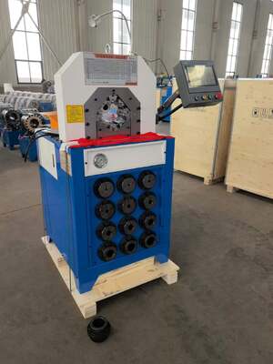 Goede prijs. 3 Inch Hydraulische Slang Krimpmachine met 2800KN Kracht 6-76mm Bereik en PLC Besturing online