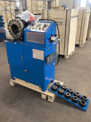 2 Inch 6-51mm 10 Dies Hydraulic Hose Crimping Machine With Dual Functionality And Hose Skiving Machine 2 Functions Into One Machine Crimping/skiving For Robust Construction