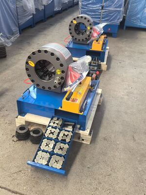 Goede prijs. FY-51CSD 2 inch blauwe kleur Hoog rendement 600 ton drukkracht Handmatige slangkrimpmachine Geen stroom nodig van 6-51 mm Krimpbereik en 10 verwisselbare matrijzen voor hydraulische toepassingen online