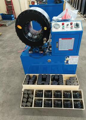 Goede prijs. 6 inch tot 150 mm Hydraulische slang Crimping Machine Crimping 6 lagen / draden slang Van 4 tot 150 mm Crimping Range Grote openingskracht Crimping 2500 ton en 20 uitwisselbare dies online